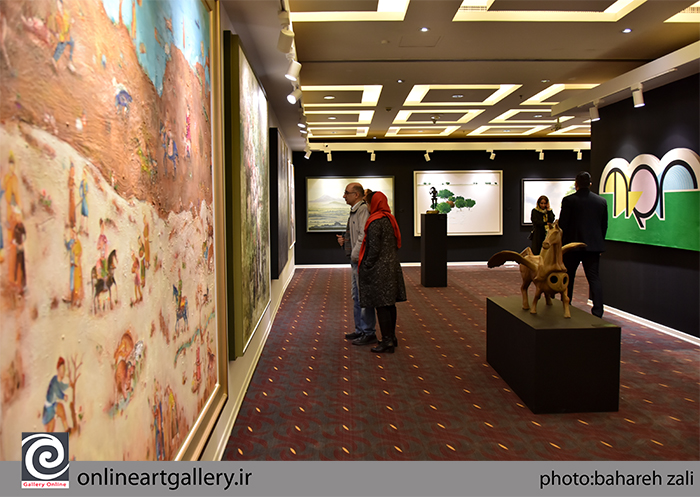 گزارش تصویری نمایشگاه دوازدهمین دوره از حراج تهران